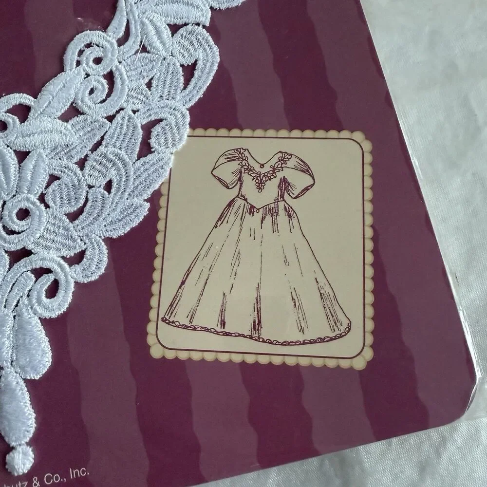 Vtg Venice White Lace Collar Dyeable Hirschberg Schultz Co VP7562-12 Victorian